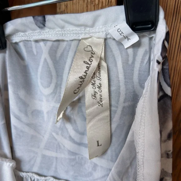 Women’s black and white sundress/cover up. - Picture 3 of 6